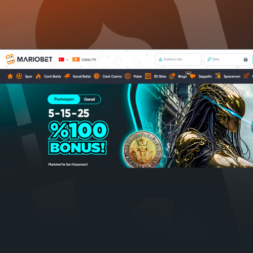 Resmi Mariobet web sitesine giriş yapın